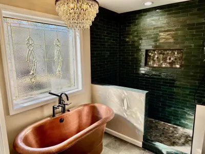 Restroom Renovation — Home Renovation & Remodeling Services project by Big League Builders And Remodelers
