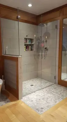 Restroom Renovation — Home Renovation & Remodeling Services project by D.L.D. Wood Craftsman INC