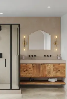 Restroom Renovation by Katz Design & Builders Inc.