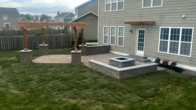 Outdoor Fireplace & Pergola Design & Construction by Heath Outdoor