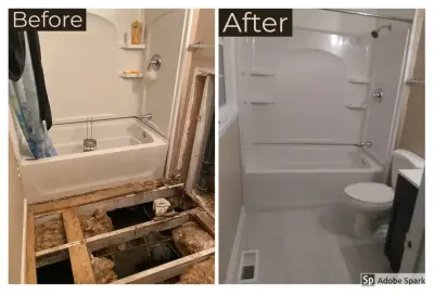 Restroom Renovation — Home Renovation & Remodeling Services project by Cruz Masters LLC