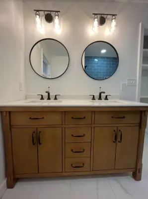 Restroom Renovation by Dogwood Family Homes