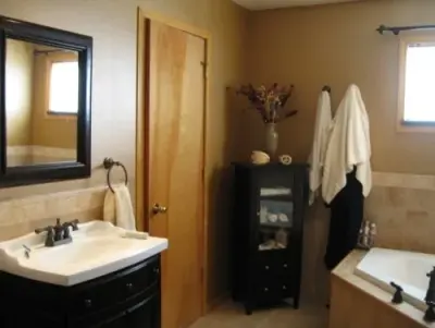 Contemporary Bathroom Renovation — Home Renovation & Remodeling Services project by LH Contracting