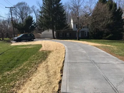 Permeable Plus Concrete Driveway — Landscape Design project by Heath Outdoor