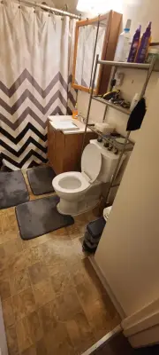 Cleveland, OH Small Bathroom Renovation | Flooring and Vanity Upgrade by Butler Building & Restoration LLC