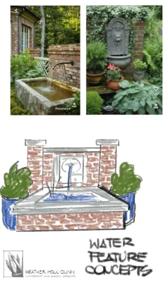 Major home addition called for landscape updates — Landscape Design project by Heather Moll-Dunn Landscape And Garden Design in Atlanta