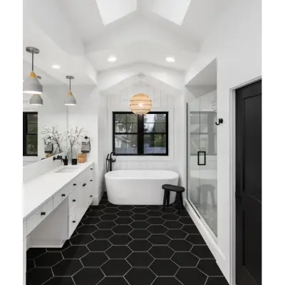 Contemporary Bathroom Renovation — Home Renovation & Remodeling Services project by 781 Construction LLC