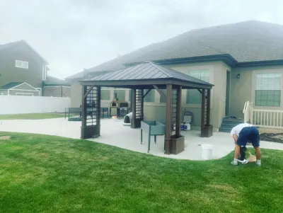 Gazebo Building and Setup by Re-Up Construction, LLC