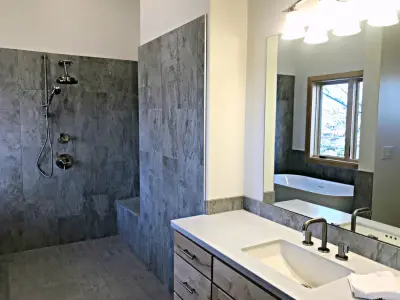 Restrooms — Home Renovation & Remodeling Services project by Rutherford Design & Construction, LLC