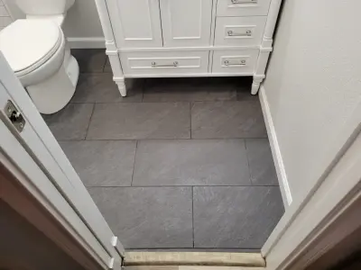 Restroom Renovation — Home Renovation & Remodeling Services project by Higgins Contracting