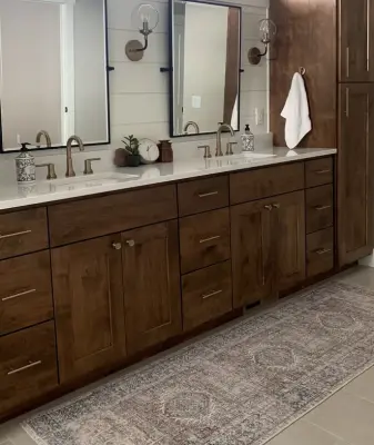 Vanity Renovation for Bathroom — Home Renovation & Remodeling Services project by 781 Construction LLC