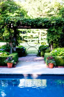 Pool Barn — Landscape Design project by Hess Landscape Architects