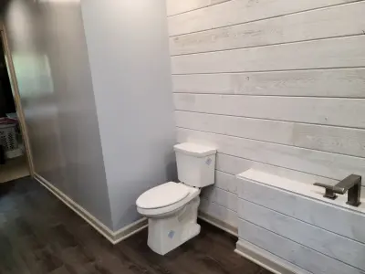 Onyx Shower Renovation for Dublin Bathroom by Stover Home Services LLC