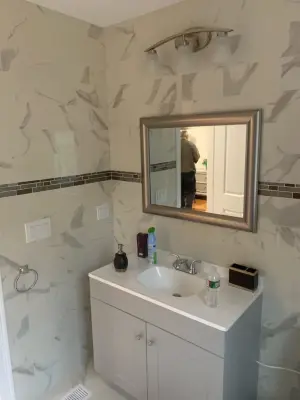 Restroom Remodeling — Home Renovation & Remodeling Services project by New England Construction And Properties, LLC