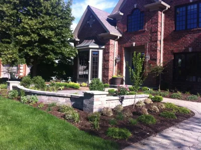 Front Yard Patio and Plantings — Landscape Design project by Hively Landscaping Inc. in Naperville