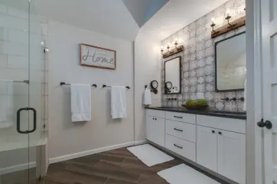 Restrooms — Home Renovation & Remodeling Services project by Artisan Build Construct
