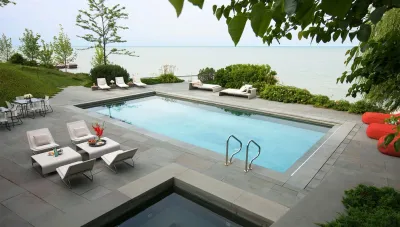 Modern Lakefront — Landscape Design project by Hoerr Schaudt Landscape Architects