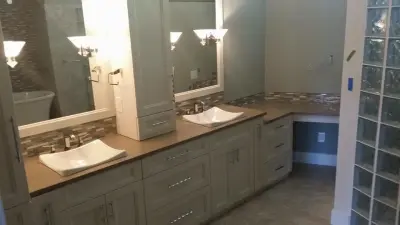 Restrooms — Home Renovation & Remodeling Services project by Craftsman Construction
