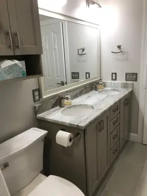 Restrooms — Home Renovation & Remodeling Services project by ABW Construction