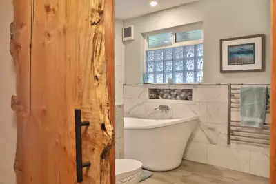 Restrooms — Home Renovation & Remodeling Services project by Whidbey South Woodworks