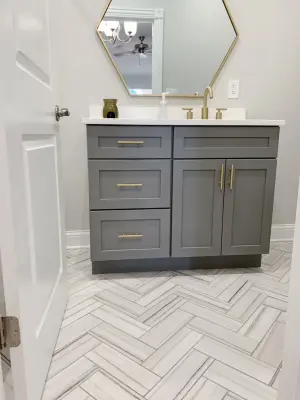 Restrooms — Home Renovation & Remodeling Services project by HP Construction Services, Inc.