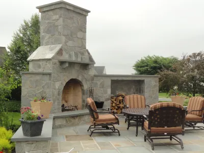 Outdoor Rooms — Landscape Design project by Howard Jay Supnik Landscape Architect LLC
