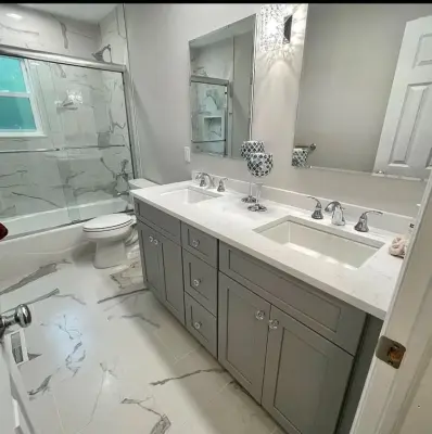 Stunning Bathroom Renovation — Home Renovation & Remodeling Services project by Myers Construction LLC