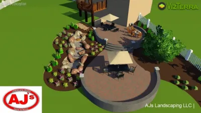 3-D Drawings — Landscape Design project by AJ's Landscaping LLC