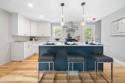 Stunning Kitchen Renovation — Home Renovation & Remodeling Services project by New England Construction And Properties, LLC