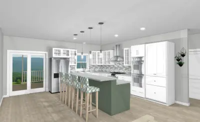 Contemporary Ranch House Design by TG Construction & Design, Inc.