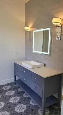 Bennett Bathroom Renovation by Graeson Xander Design Build