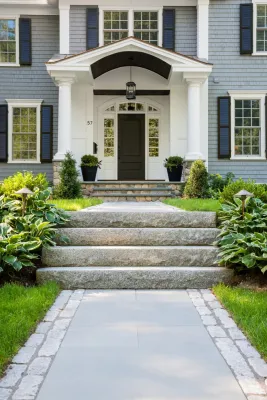 Wellesley Hills Residence — Landscape Design project by Inge Daniels Design LLC in Wellesley