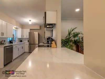 Significant Impact for Compact Kitchens by Renovate Paint And Design