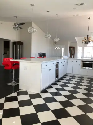 Monochrome Contemporary Classic Kitchen by Ranieri Construction LLC