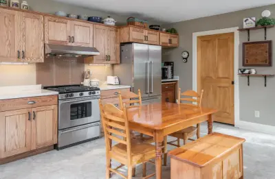 Rural Kitchen Renovation and Deck Expansion by Semper Fi Custom Remodeling
