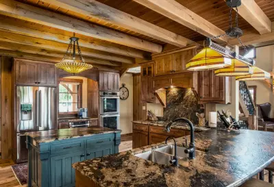 Rustic Blue Rock Estate by Shrock Premier Custom Construction