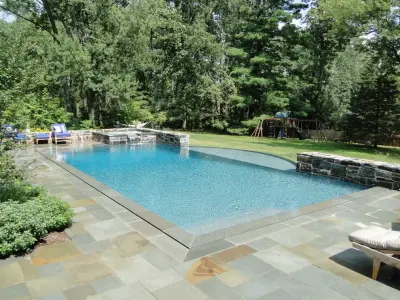 Infinity Edge Elements - Bryn Mawr, PA — Landscape Design project by Wallace Landscape Associates in Bryn Mawr