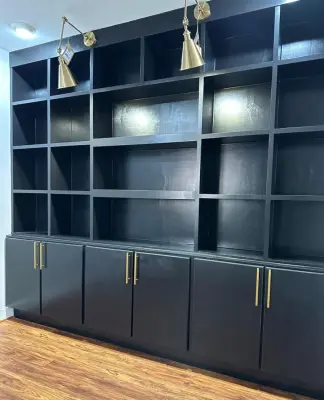 Literary Shelf by PLF Design & Remodeling
