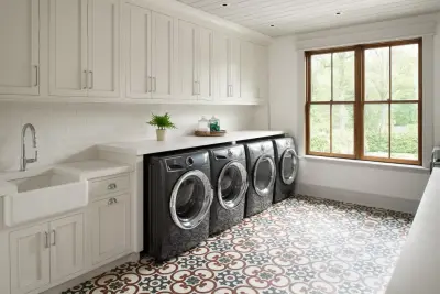 Charming Tailored Colonial in Chatham NJ by Robinwood Kitchens