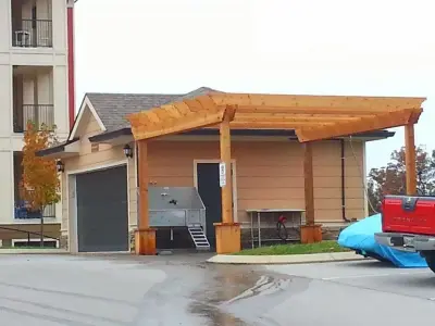 Vehicle and Pet Washing Pavilion by C.F. Master Craft Construction LLC