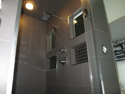 Ultra Contemporary Bathroom in Carlisle, PA — Kitchen Remodeling project by McLaughlin Tile