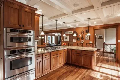 Mission-Inspired Interior Trim by T. Morgan Construction, Inc.