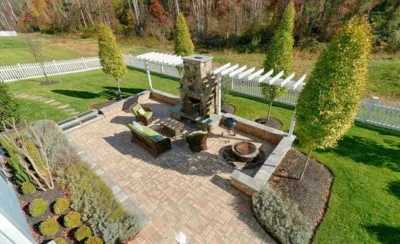 Urban Patio — Landscape Design project by Iris Design Associates in Bealeton
