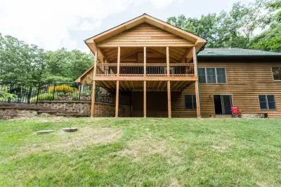 Cedar Canopy Deck by More For Less Remodeling