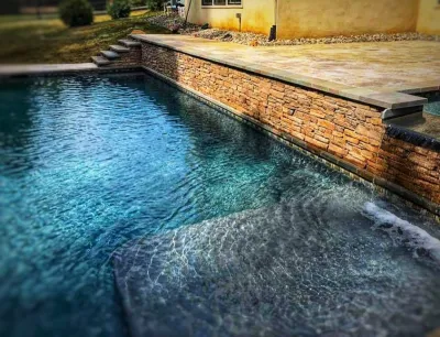 Vanishing Edge Pool — Landscape Design project by Iris Design Associates