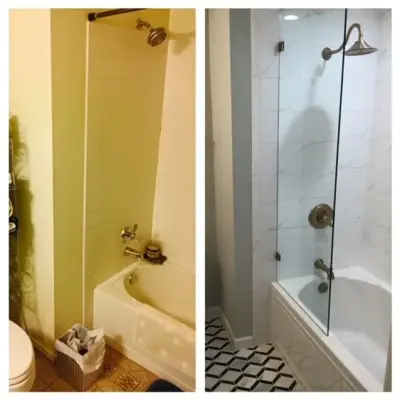 Champagne Bronze - Transformation Showcase by Ballroom Baths & Home Design