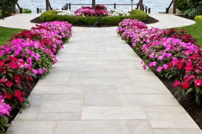 Walkways/Entryways — Landscape Design project by J. Barker Landscaping Company