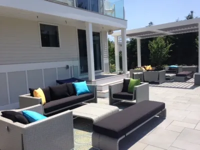 Loveladies, NJ Modern Patio by J. Bucci Landscape Design