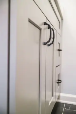 Barcan Court Hall Restroom by DGK Design + Build