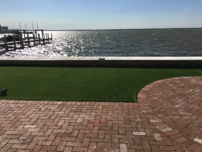 Waterfront Patio & Landscape — Landscape Design project by J. Bucci Landscape Design